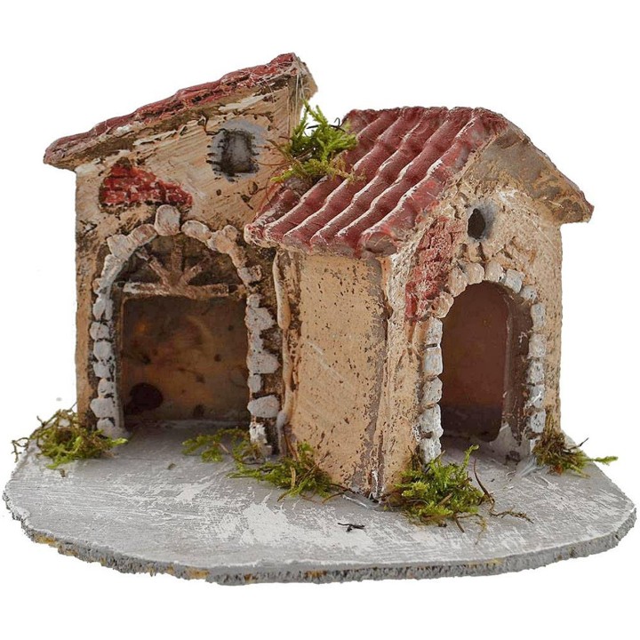 Case presepe in resina cm 15x12x11 h.