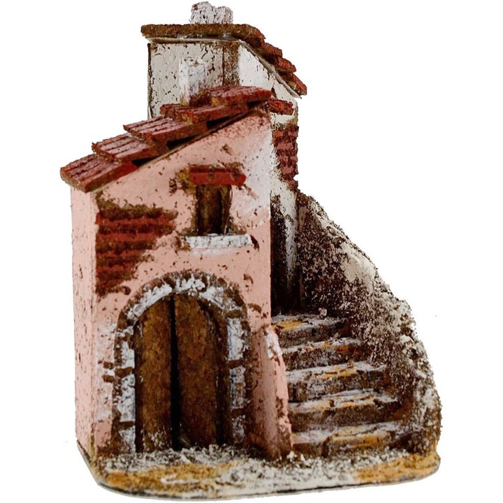 Casks with staircase cm 11,5x14, 5x15 h.