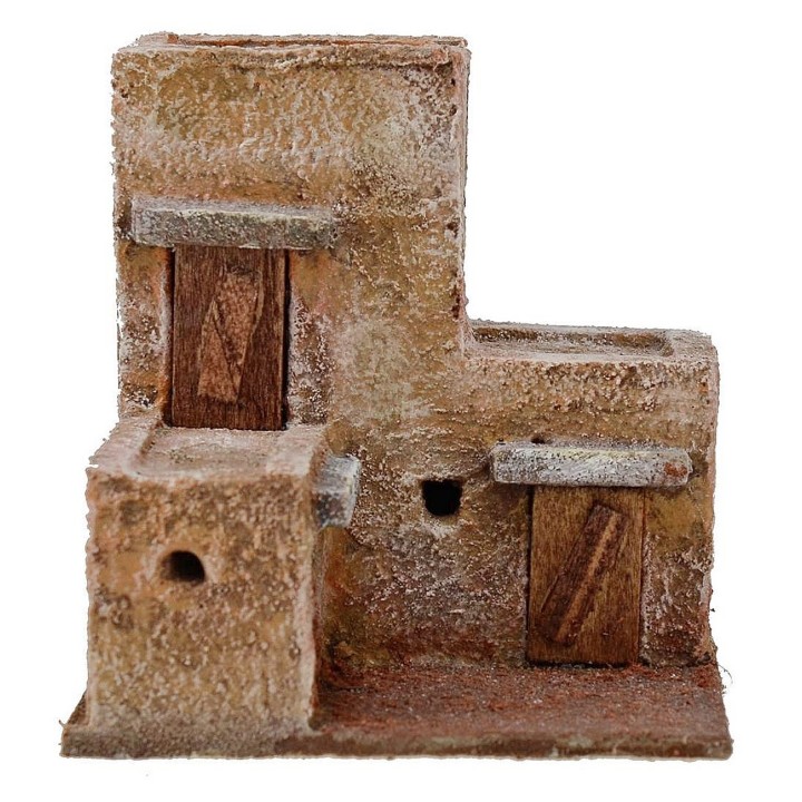 Casita palestina de varios niveles de 10x9x10,5 cm h