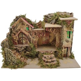 Nativity cottage 33x18x23 cm h.
