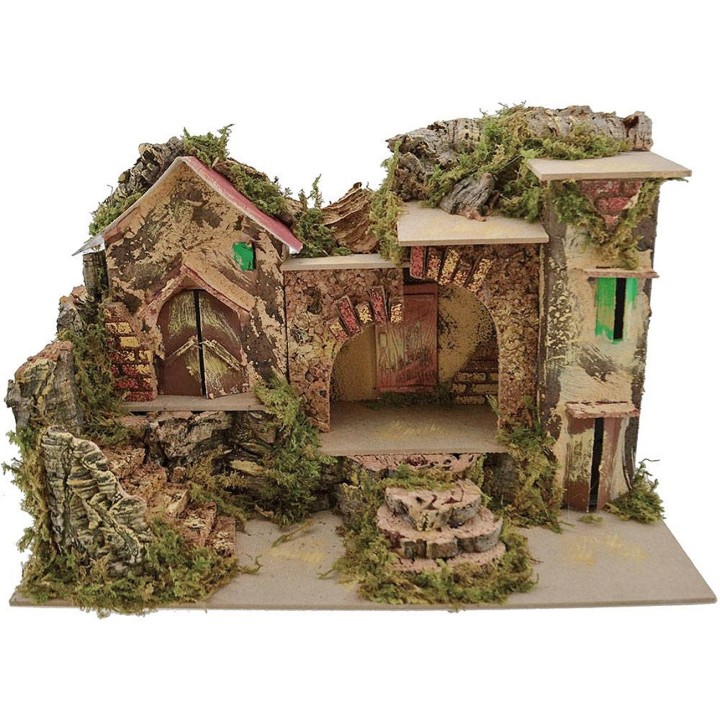 Casolare presepe cm 33x18x23 h.