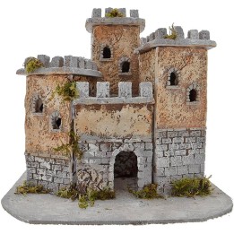Castello in resina cm 27x22x24 h.