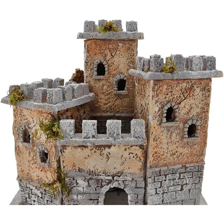 Castello in resina cm 27x22x24 h.