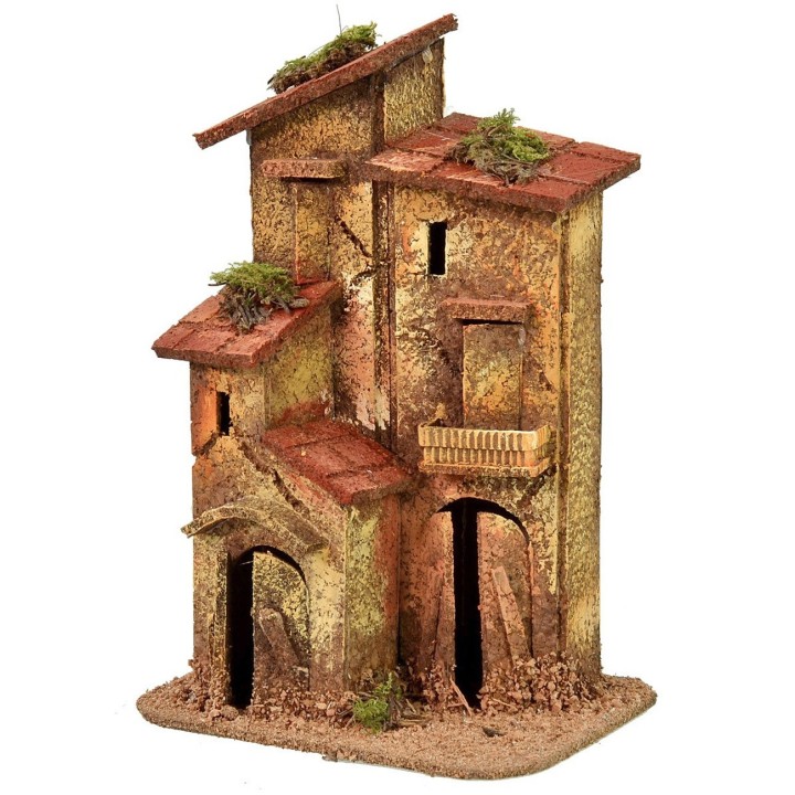 Complesso di case 14x10,5x21 h