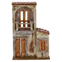 Home facade with balcony cm 21,5x5x30, 5 h for statues from 10