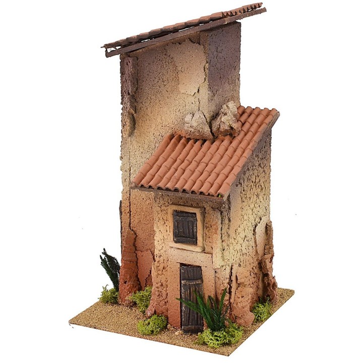 Group of houses cm 18x18x32 h
