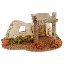 Entrada de estilo palestino con cortina de 29,8x16,5x17 cm h