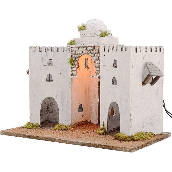 Palazzo Arabo illuminato cm 35x25x27 h.