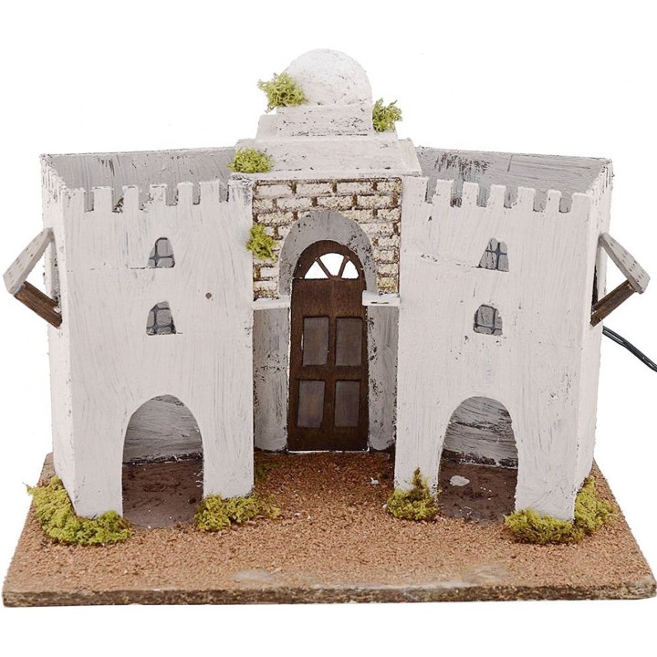Palazzo Arabo illuminato cm 35x25x27 h.