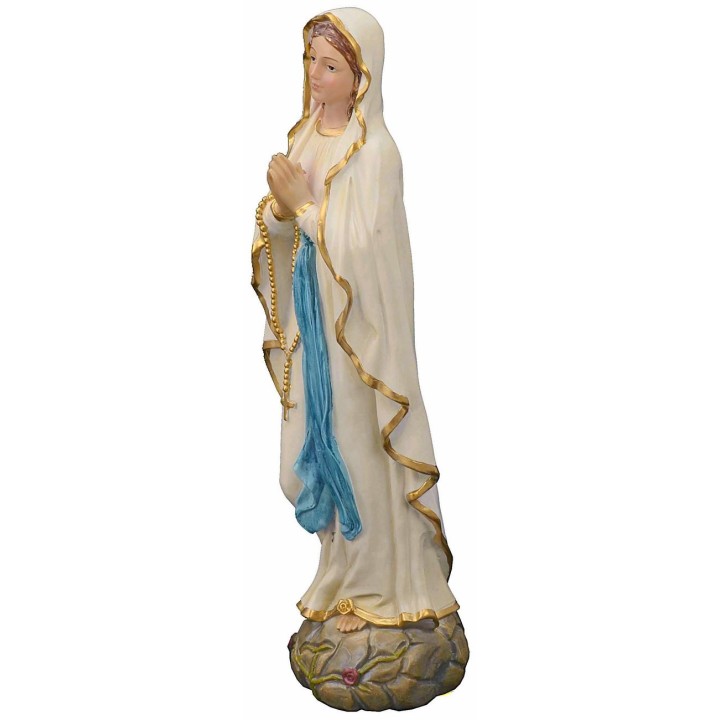 Madonna di Lourdes 20 cm statua in resina