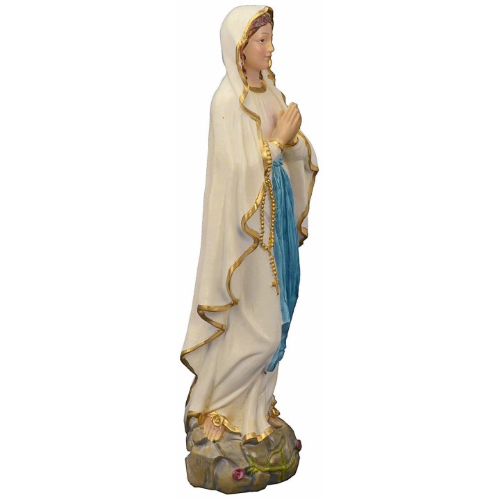 Virgen de Lourdes 40 cm estatua de resina