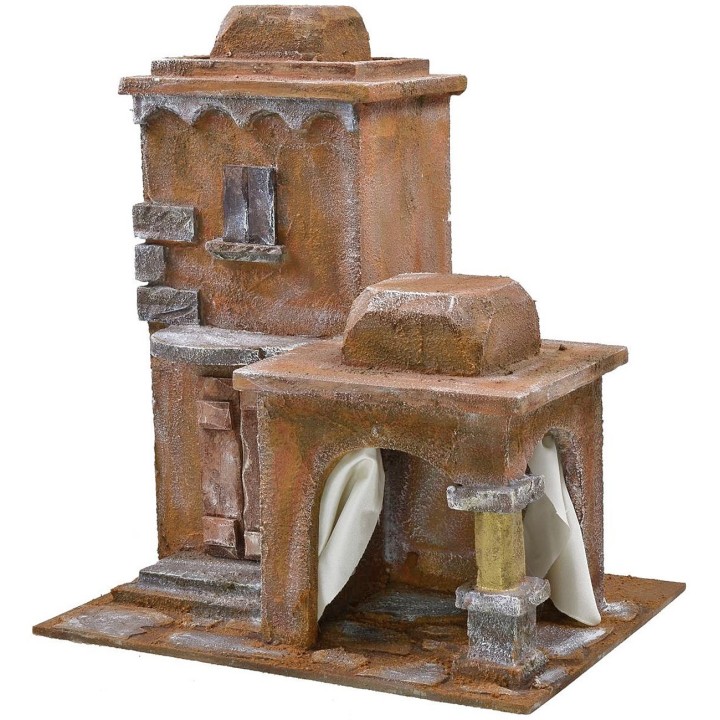Palazzo palestinese con patio esterno per statue 10 cm