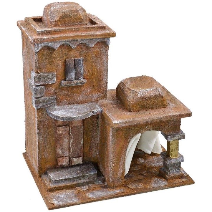 Palestinian palace with outdoor patio for statues 10 cm
