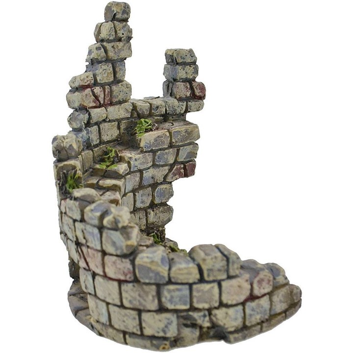 Scorcio di paese 7x6x9 cm in resina