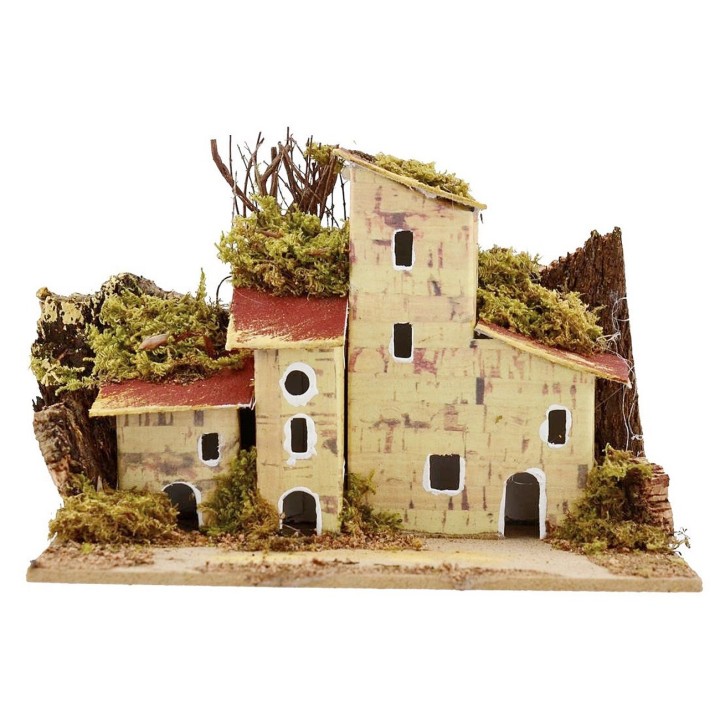 Sep 3 houses for presepe cm 15x10x10 h