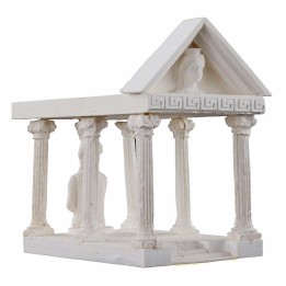 Tempio Romano in gesso cm 7,5x13,5x12,5 h