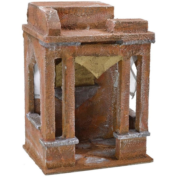 Templo palestino para estatuas de 10 cm 19,5x14,5x27 h