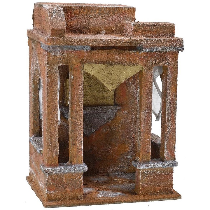 Tempio palestinese per statue 10 cm 19,5x14,5x27 h