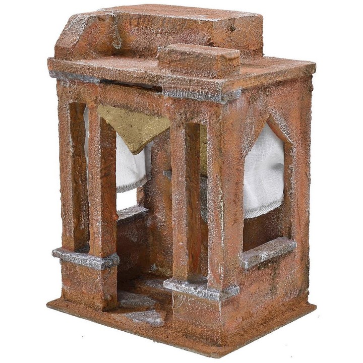 Tempio palestinese per statue 10 cm 19,5x14,5x27 h
