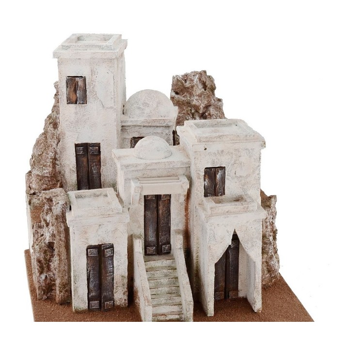 Pueblo árabe con casas de 40,5x40,5x39 h para estatuas de 10 cm