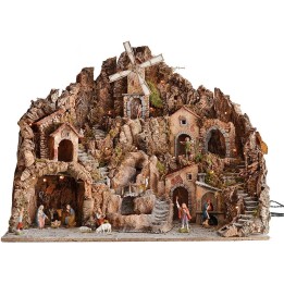 Pesebre completo de estatuas Landi cm 80x45x66 h.