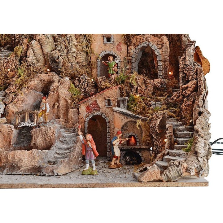Presepe completo di statue Landi cm 80x45x66 h. 