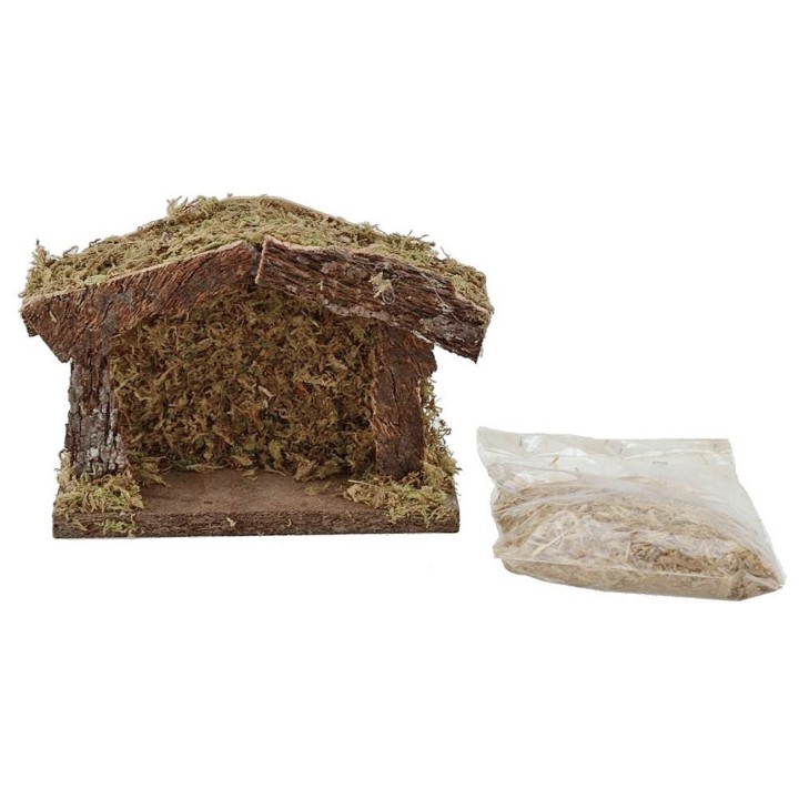 Stable for creche 17.5x7x13 cm h. 