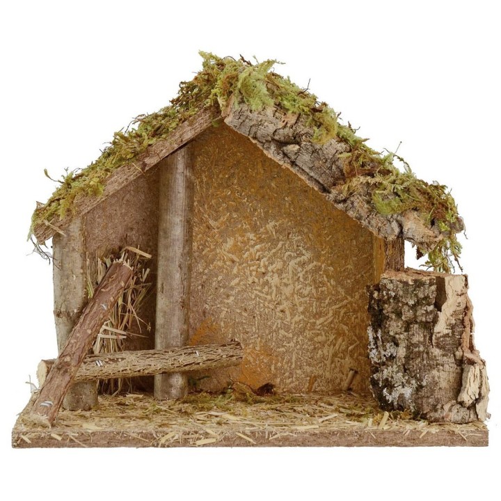 Cabaña para pesebre cm 24x12,5x19,5 h