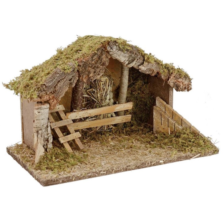 Capanna per presepe cm 39x24x24 h