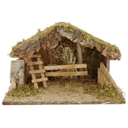 Cabaña para belén de 39x24x24 cm h