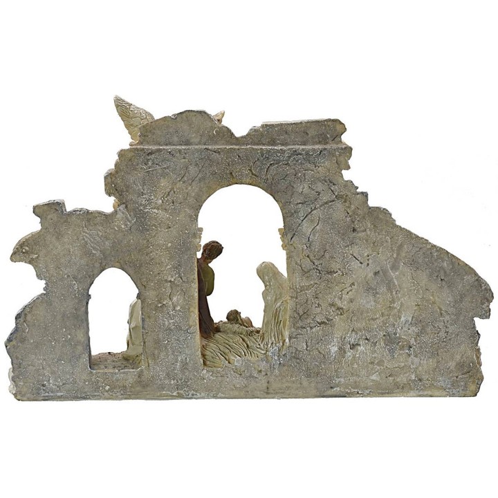 Temple with Nativity cm 29X6,5X18 h
