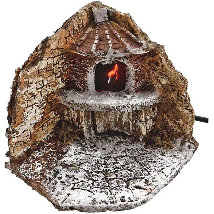 Corner with oven with drone cm 11.5x13x12 h.