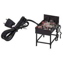 Forgia con effetto braci tremolanti a bassa tensione 3,5 Volt