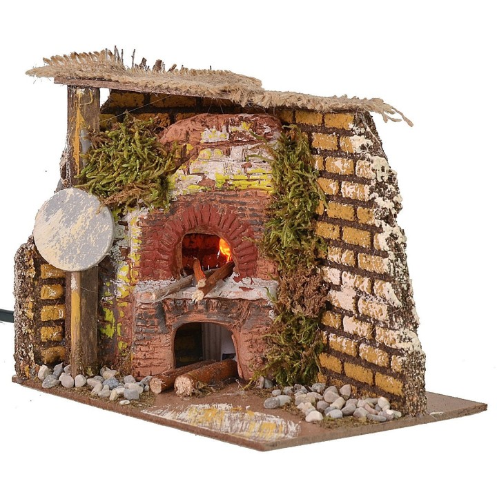 Horno angular efecto fuego cm 15x10x12 h