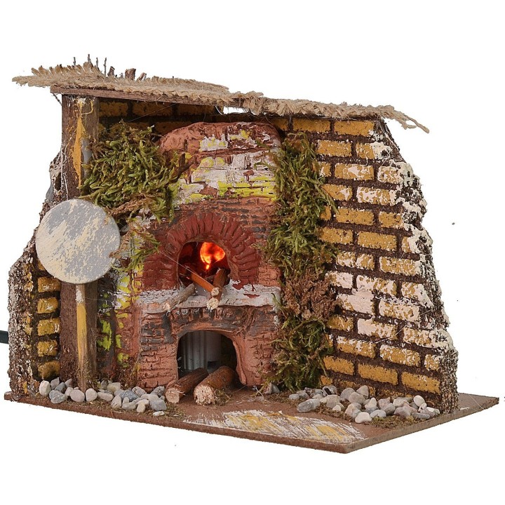 Horno angular efecto fuego cm 15x10x12 h