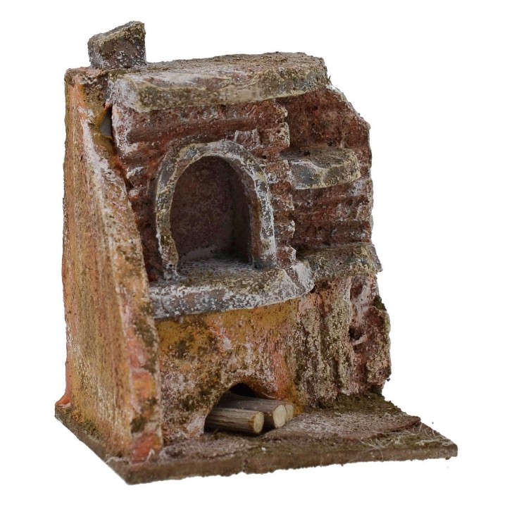 Angular oven for presepe cm 7x6x8, 5 h. 
