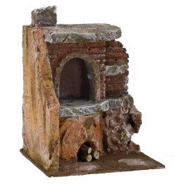Angular oven for presepe cm 11,5x10x15 h. 