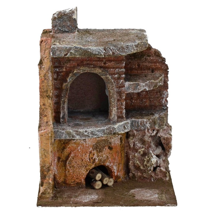 Horno angular para belén de 11,5x10x15 cm de altura para