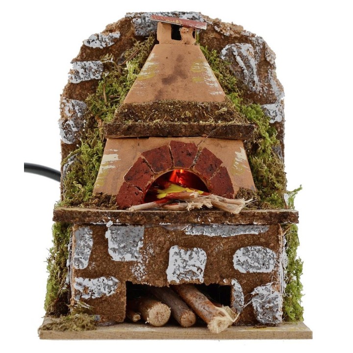 Forno in sughero funzionante cm 10x6x13 h