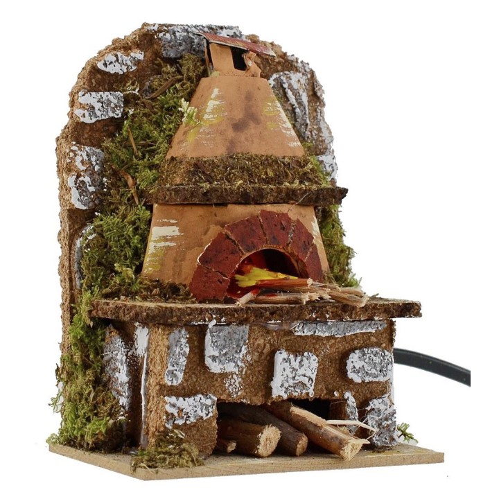 Oven in cork functioning cm 10x6x13 h