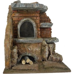 Forno per presepe cm 14,5x11,5x17,5 h per statue di 12 cm
