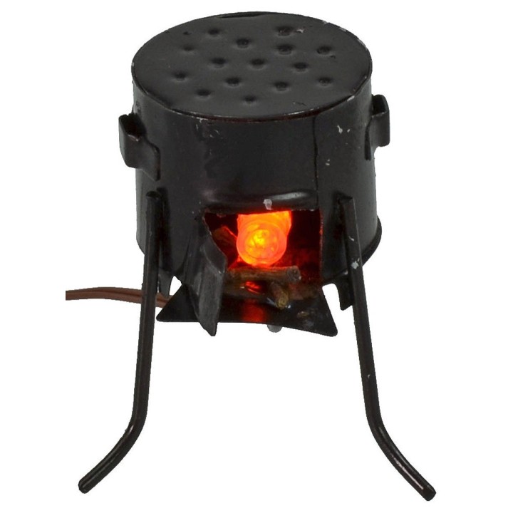 Low voltage 3.5v low voltage fire effect led brazier stove Ø