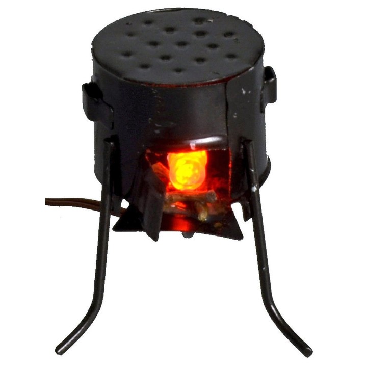Low voltage 3.5v low voltage fire effect led brazier stove Ø