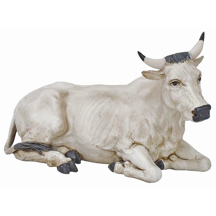 White Korico ox for statues 30 cm Pigini