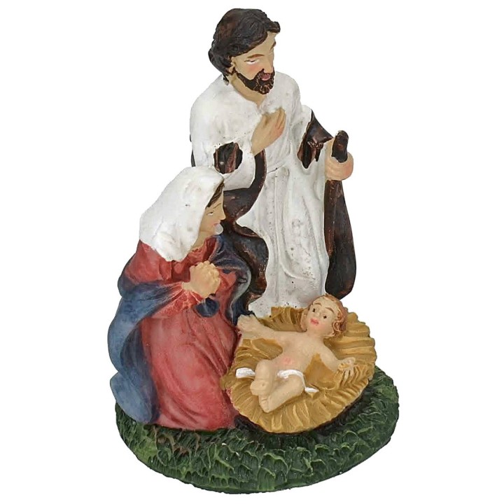 Natividad en resina de 4,2x4,2x6,7 cm h