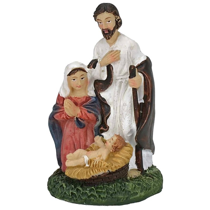 Natività in resina cm 4,2x4,2x6,7 h