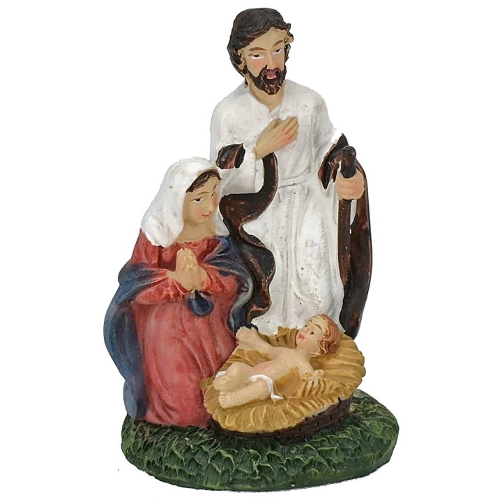 Natividad en resina de 4,2x4,2x6,7 cm h