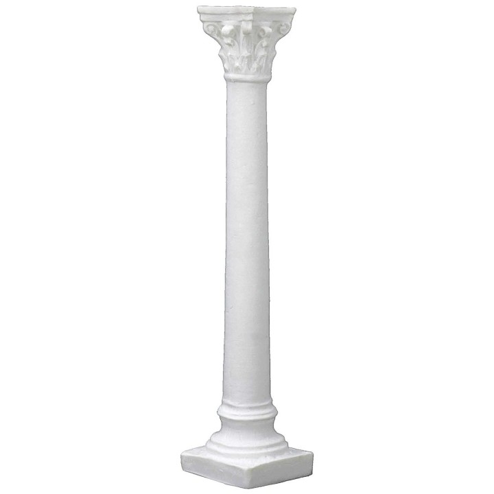 Colonna liscia in resina 9,8 cm