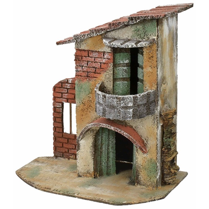 Casa due piani con balcone 24x14x26h