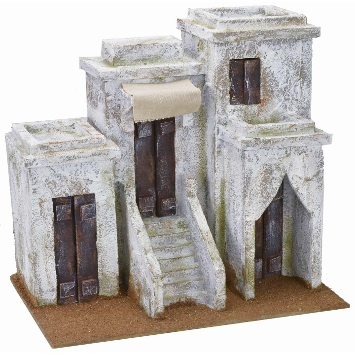 Palacio árabe con escalera y cúpula de 29,5x19,5x26,5 cm h